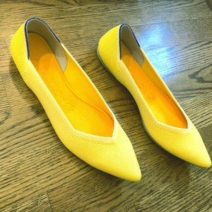Rothy's Pointed-Toe Flats, Color: Sunshine, 7.5